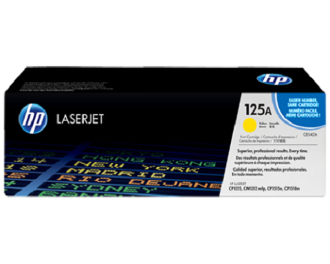 Toner hp 125a amarillo CB542A Original, hp, toner ,hp hp peru, peru hp