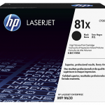 TONER HP 81X CF281X ORIGINAL, Color: Negro, Compatibilidad: HP LaserJet Enterprise Flow MFP M630z / M360f / M630dn, Rendimiento: 25000 páginas
