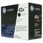 TONER HP Q5942A 42A , Color: Negro, Compatibilidad: HP LASERJET 4250DTN LASERJET SMART 4250/4250D/4350, Rendimiento: 10000 páginas.