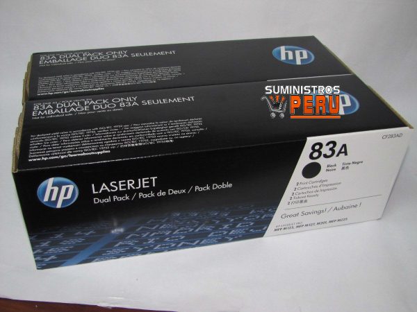 Toner HP dual pack 83AD CF283AD,