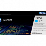 TONER HP 305A CYAN CE411A, Color: Cian, Compatibilidad. HP LASERJET PRO 300/400, Rendimiento: 2600 páginas.