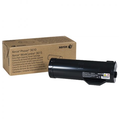 TONER XEROX 106R02732 , Toner DMO, Compatibilidad: Phaser 3610, WorkCentre 3615, Rendimiento: 25,300 pags