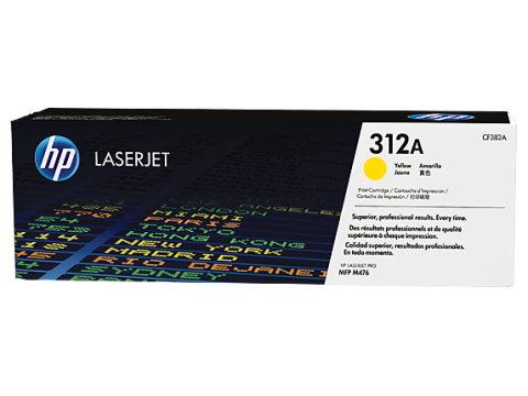 TONER HP 312A YELLOW  CF382A M476 2.7K PG