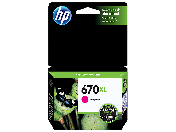 TINTA HP 670XL MAGENTA CZ119AL