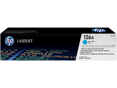 TONER HP CE311A (126A) L.J. CP1025 CYAN 1000PG