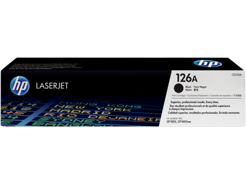 TONER HP CE310A (126A) L.J. CP1025 NEGRO 1200PG