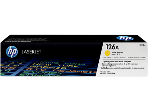 TONER HP CE312A (126A) L.J. CP1025 YELLOW 1000PG