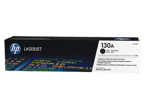 Cartucho de tóner original LaserJet HP 130A negro