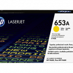 Cartucho de tóner original LaserJet HP 653A amarillo (CF322A)