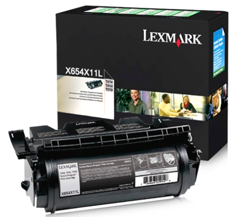 TONER LEXMARK X654X11L 36,000 páginas.