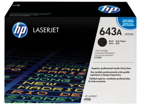 TONER HP 643A NEGRO Q5950A