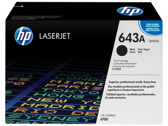 TONER HP 643A NEGRO Q5950A