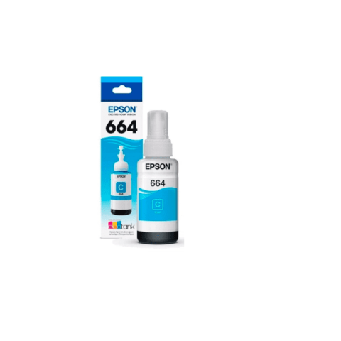 tinta epson t664 cyan