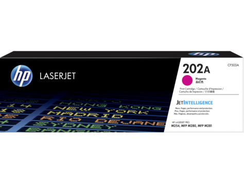 Toner Hp 202A CF503A Magenta para laserjetj pro M254 1,300 paginas
