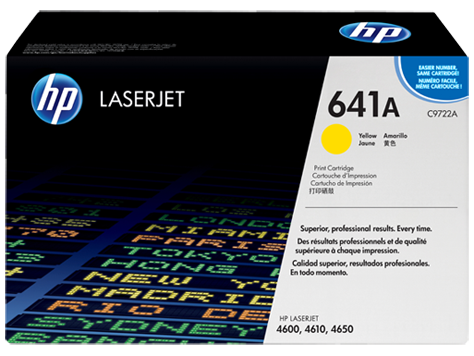TONER HP 641A YELLOW  C9722A  L.J. 4600