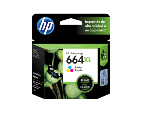 TINTA HP 664XL F6V30AL COLOR 330 PG ORIGINAL