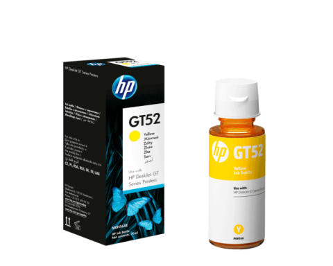 Botella de Tinta HP GT52 Amarilla Original