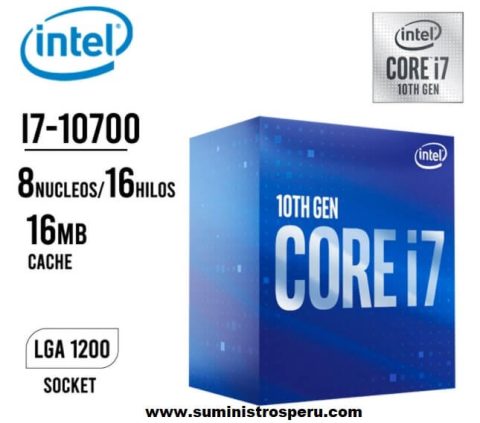PROCESADOR INTEL CORE I7 10700