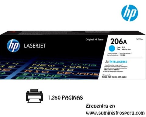 TONER HP 206A W2111A CYAN