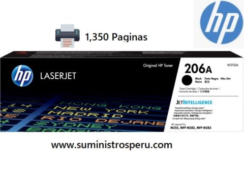 Toner HP 206a W2110A Negro
