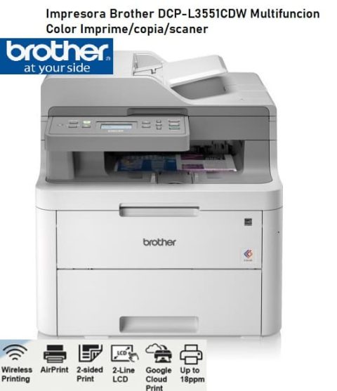 Impresora Brother DCP-L3551CDW