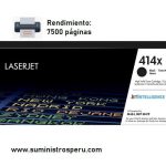 Toner HP 414X W2020X Negro