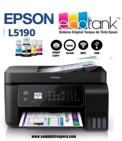Impresora  Epson L5190 multifuncional wifi ethernet fax
