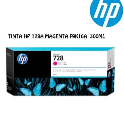 TINTA HP 728A MAGENTA F9K16A  300ML
