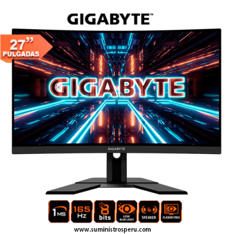 MONITOR GAMING GIGABYTE 27" FHD 165HZ G27FC-SA