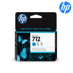 TINTA HP 712 CYAN 3ED67A 29ML ORIGINAL TINTA HP 712 CYAN 3ED67A