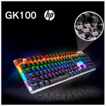 TECLADO MECANICO HP-GAMING GK100 RAINBOW BLACKCódigo: GKHPGK100S