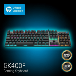 TECLADO MECANICO HP-GAMING GK400F BROWN