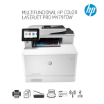 Impresora Multifuncion HP Color LaserJet Pro M479fdw W1A80A
