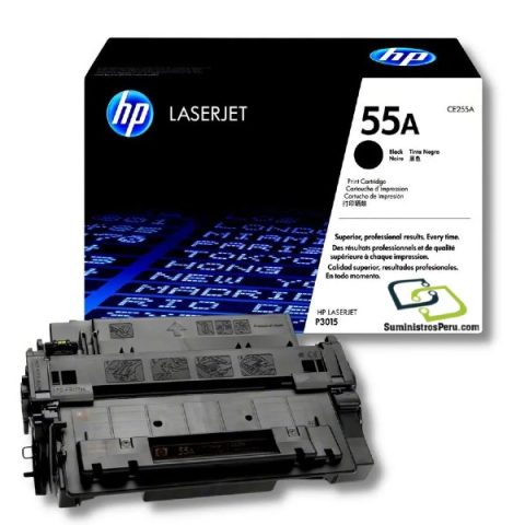 TONER HP CE255A 55A L.J. CP3015 NEGRO