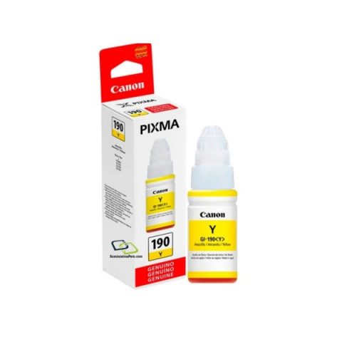 tinta canon gi-190 yellow