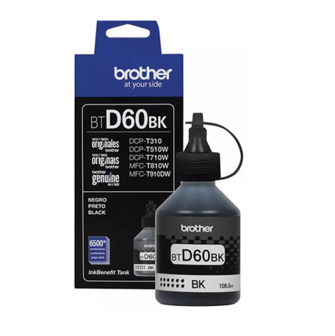 tinta brother BTD-60BK negro DCP-T310/510W/710W