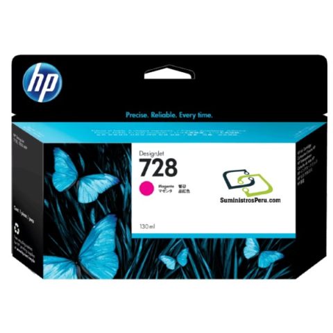 Tinta HP 728 F9J66A Magenta 130ML T830 T730 Original