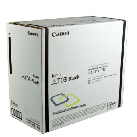 Toner Canon T03 Negro IR 715I iR ADV 715i615i525i ORIGINAL