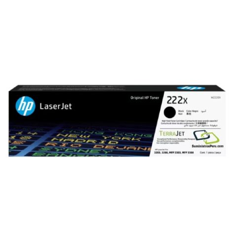 toner hp W2220X negro alto rendimiento