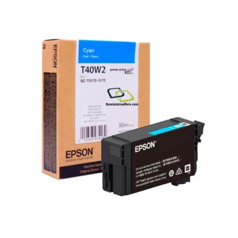 Tinta Epson T40W2210 Cyan