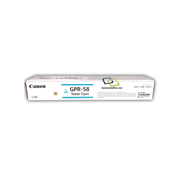 toner canon gpr-58 color yan